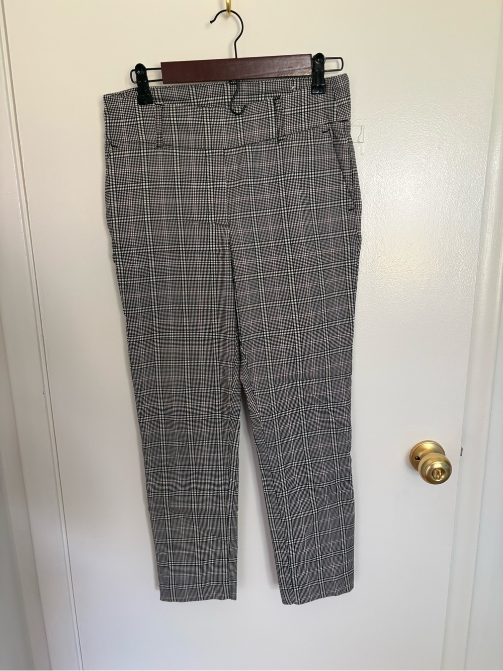 Jules & Leopold Gray Plaid Dress Pants